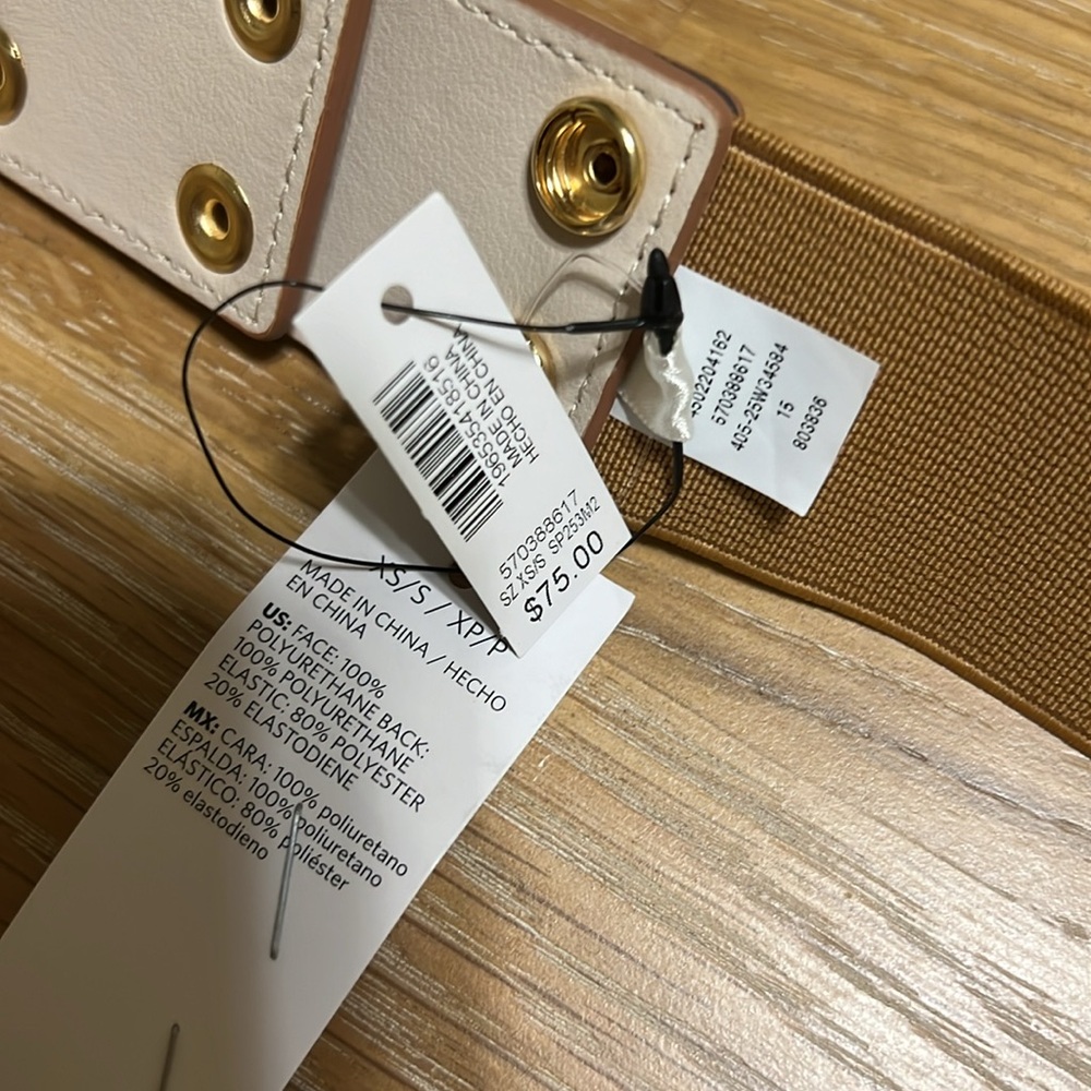 WHBM Interlock waist Stretch Belt women size XS/S NEW - Picture 4 of 6